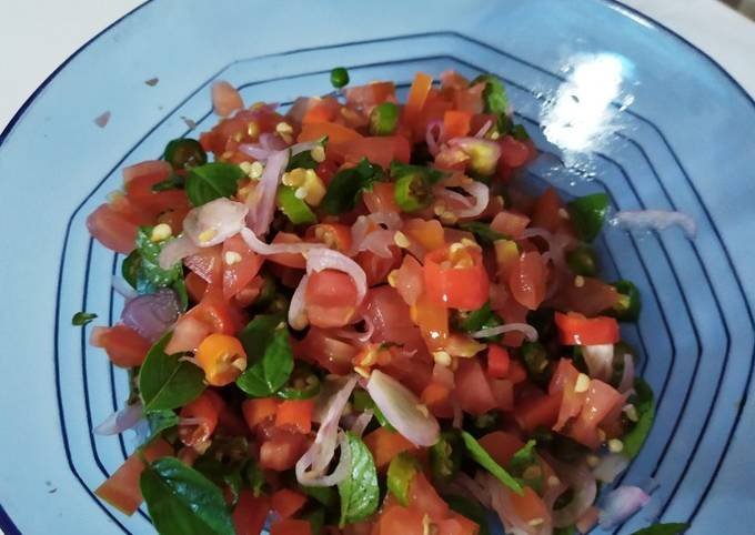 Cara Gampang Buat Sambal Dabu-dabu Lilang Pedas Segar