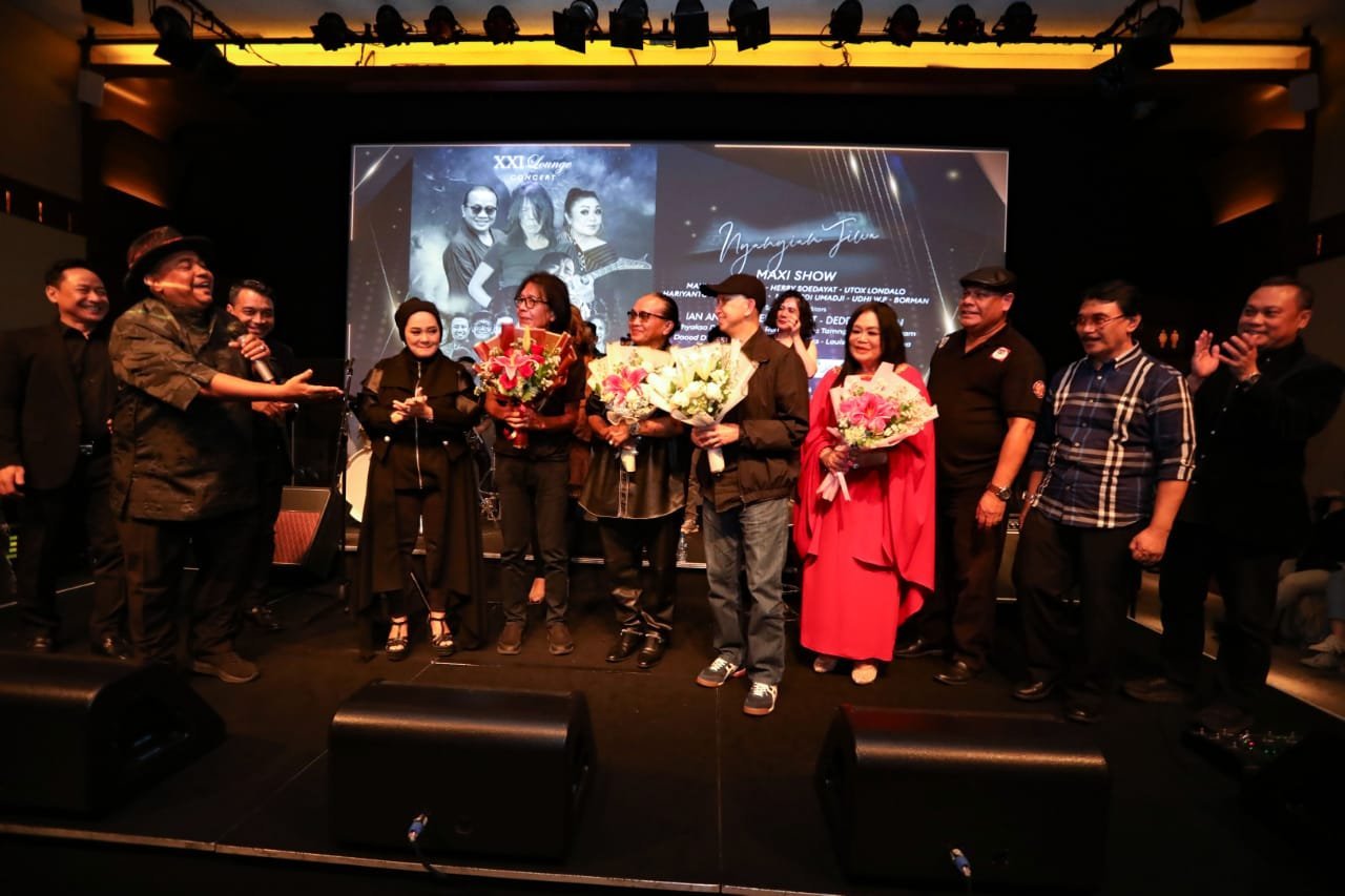 Tiga Legenda Ramaikan The Lounge XXI Concert Nyanyian Jiwa