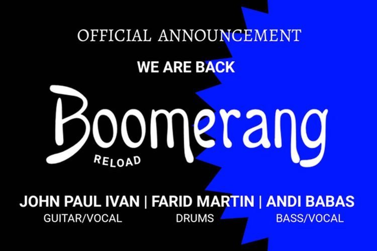 Tanpa Roy Jeconiah, Tiga Personel Lawas Luncurkan Boomerang Reload