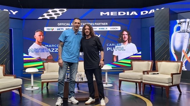 Puyol dan Materazzi Promosikan Piala Eropa di Indonesia