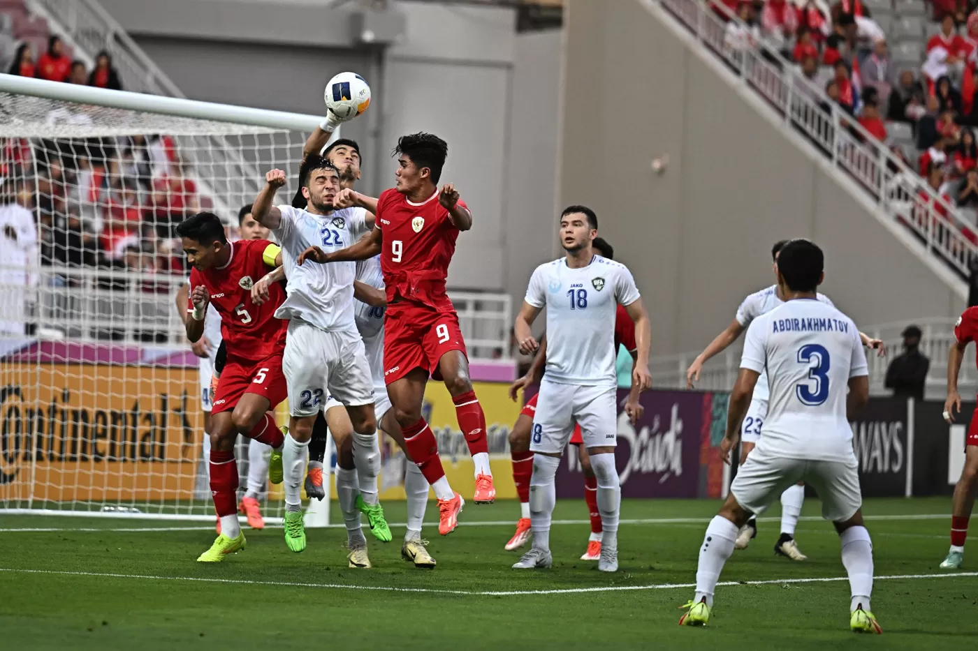 Babak Pertama Imbang, Timnas U23 Indonesia Kontra Irak